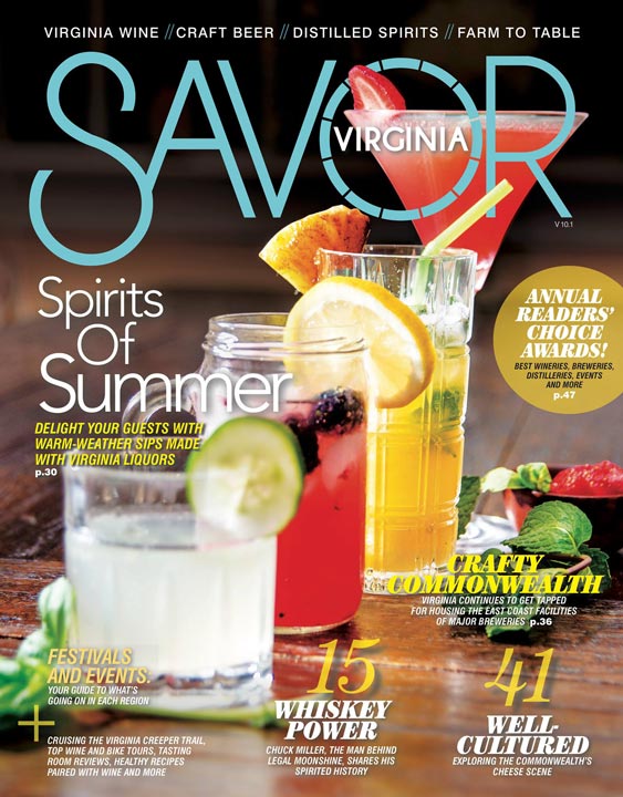 Savor Virginia Magazine cover