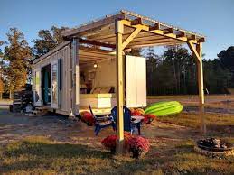 Container house at Monroe Bay Winery